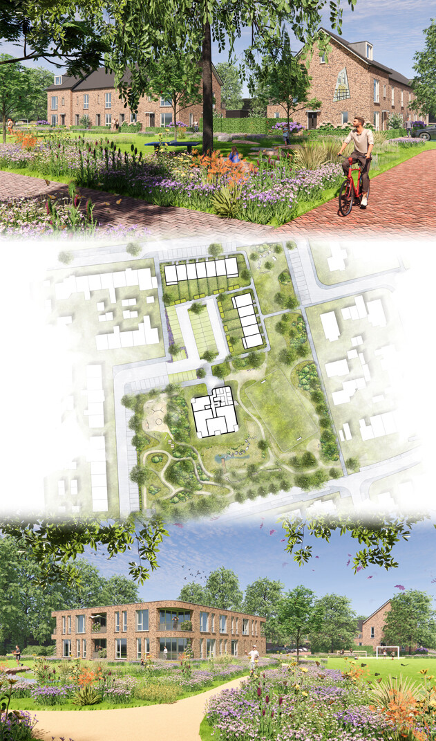 Sfeerimpressie en situatietekening Tellegen - Nikkels bouwprojecten