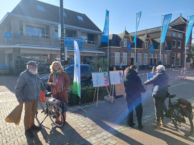 Gesprekken met inwoners op straat