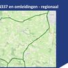 Omleiding N337 najaar tussen Olst en Den Nul